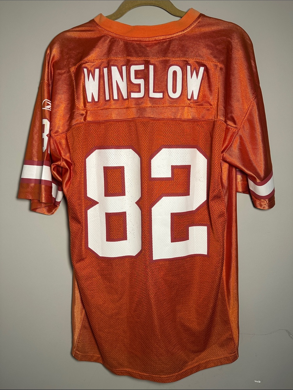 Reebok Kellen Winslow JR Tampa bay buccaneers Bright Orange NFL Mesh Jersey
